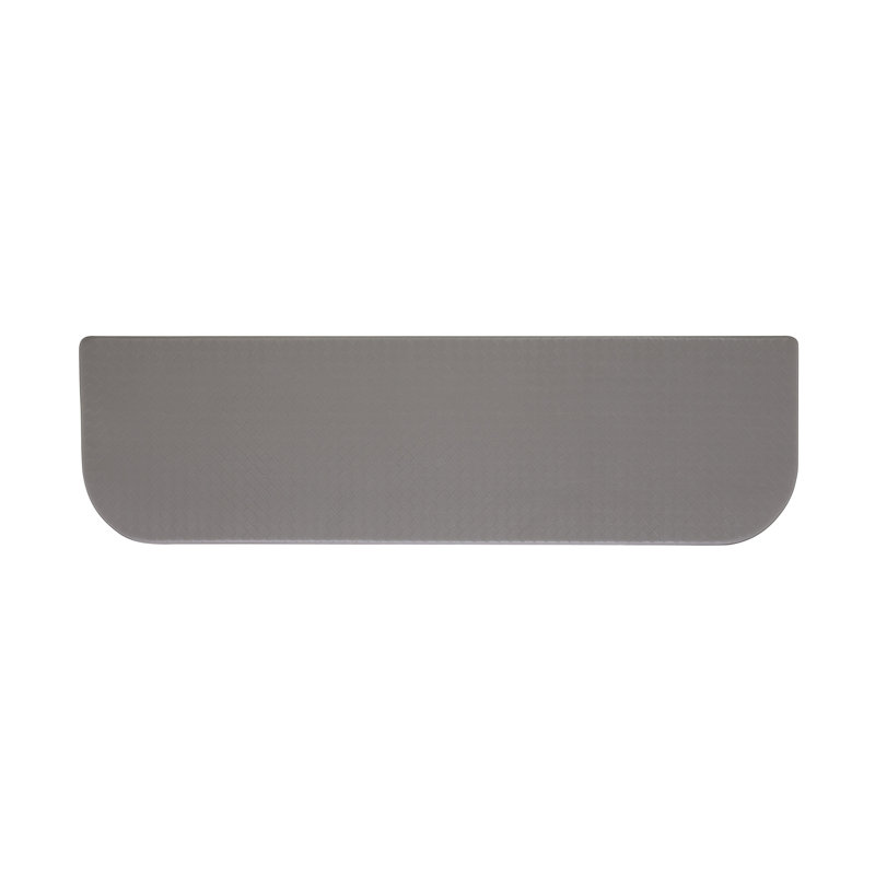 Soothing Comfort Standing Anti-fatigue Mats, Light Gray, Semi-Circle 1' 6" x 5'