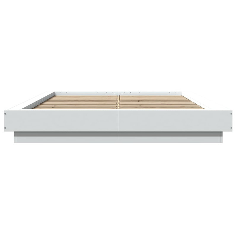 Bormann Bed, European Double (140 x 200 cm), White