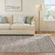 Mixed Stripe Blue/Ivory Handwoven Rug
