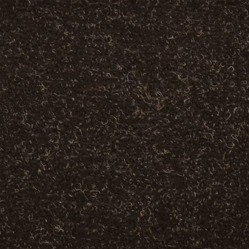 Patriki Non-Slip Dark Brown Stair Tread, Semi-Circle 17cm x 56cm