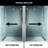 Cass 60-64" W x 76" H Sliding Frameless Shower Door with 3/8" Clear Glass-55865496