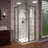 Cornerview Square Sliding Shower Enclosure-49978071-131203979