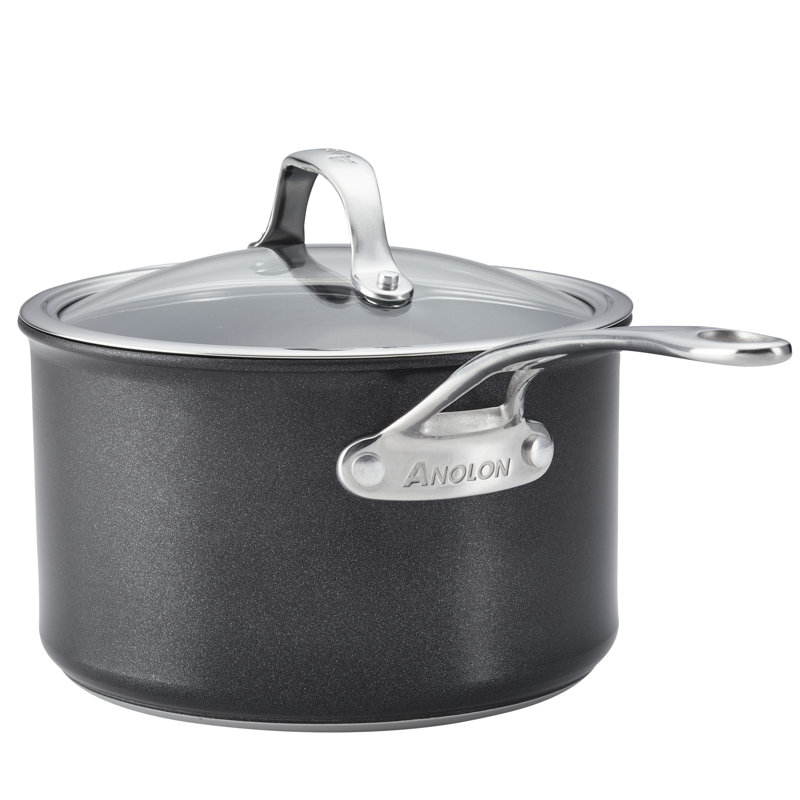 Anolon X Hybrid Nonstick Cookware Induction Pots and Pans Set, 10 Piece