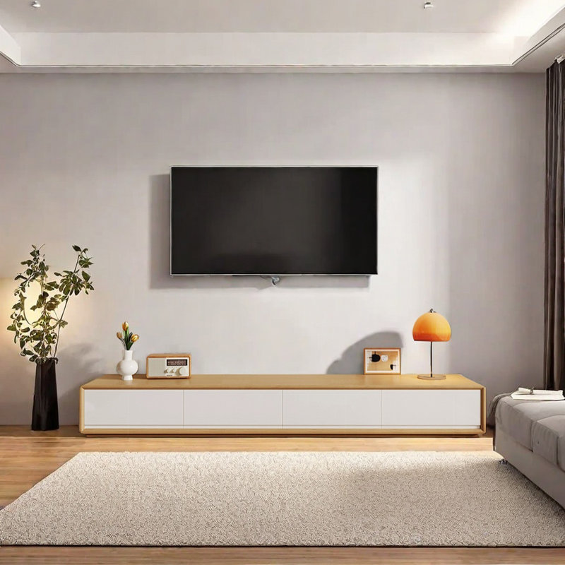 Home Simple Style Wood TV Stand
