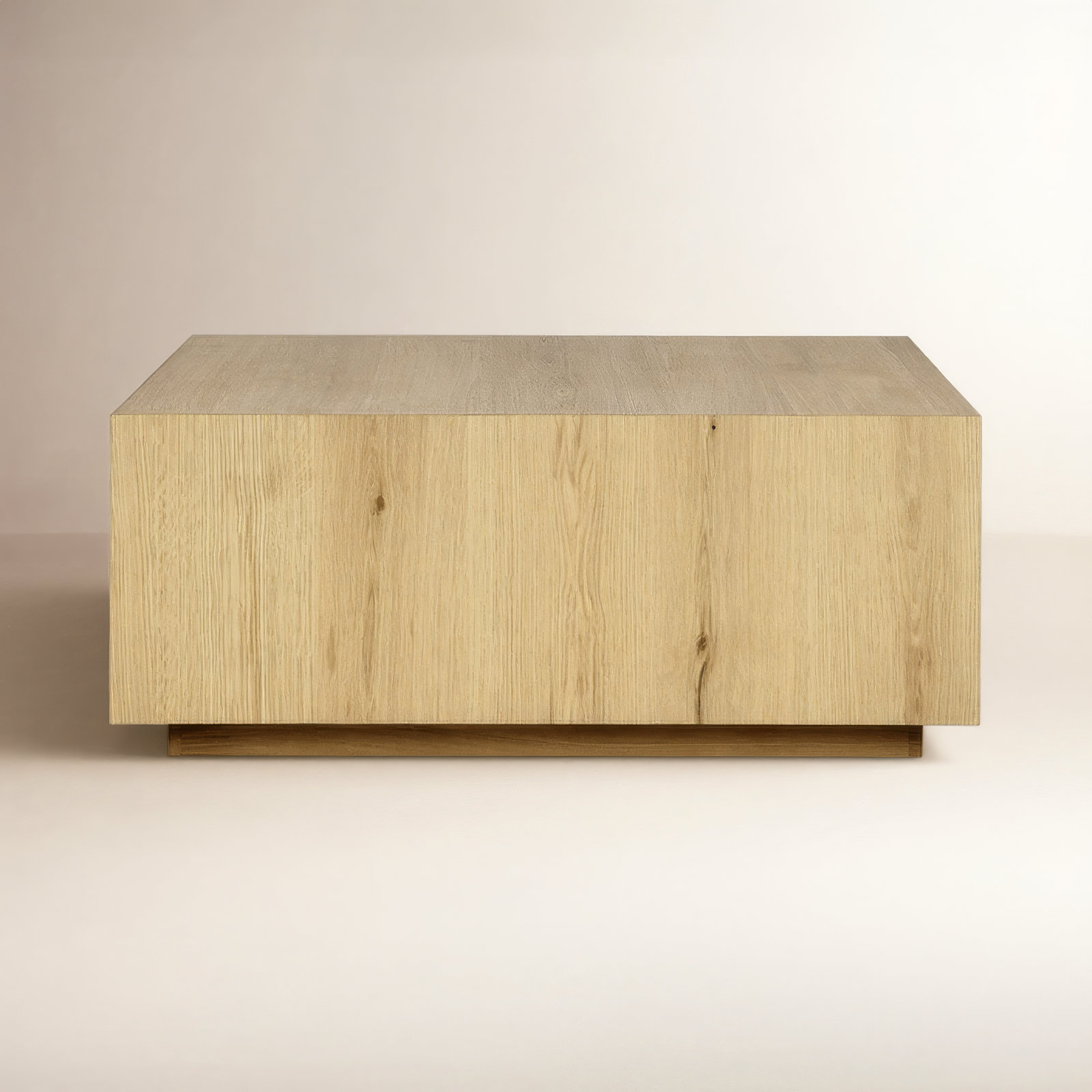 Taryn 42" Block Coffee Table, Natural