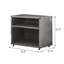 Table de chevet avec USB, aluminium