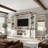 Donyell Farmhouse 98"W Wall Unit Entertainment Center For Tvs Up To 70",White-100542015-99828122