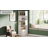 66.9" H Corner Bookcase With 5-Tier Shelf And 2 Drawers, L-Shaped Corner Storage Shelf Bookshelf-1133680017
