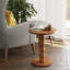 Table de bout ronde à piédestal Farmhouse