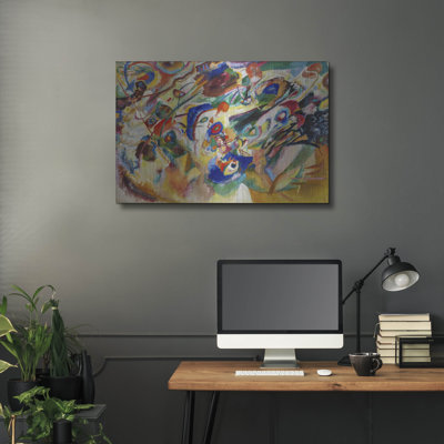 Luxe Metal Art 'Sketch 2 For Composition VII' By W " Sketch 2 For Composition VII " by MASTERS