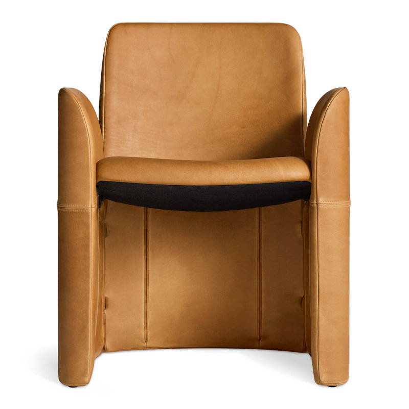 Parentheses Leather Arm Chair