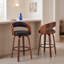 Tabouret de comptoir pivotant moderne de 26 po avec cadre en bois cintré-572163346-763709909