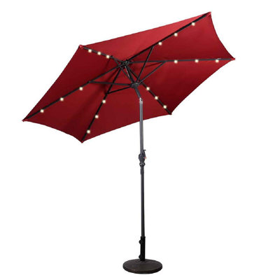 Willoughby 270cm Lighted Tilt Market Parasol