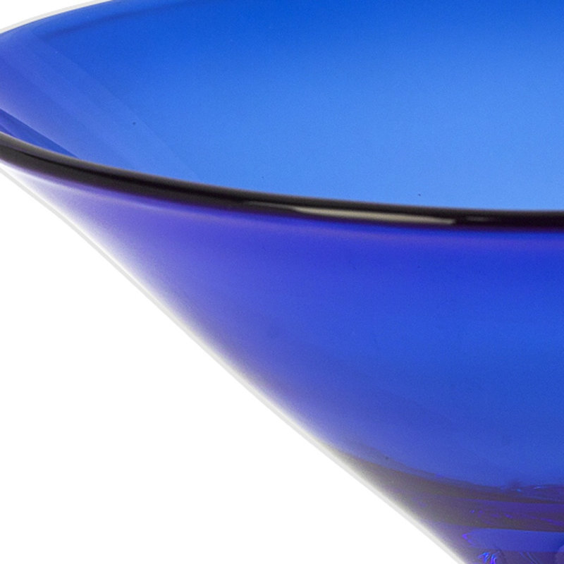 Monaco Fruit Bowl, 7" H x 12" W x 12" D, Clear