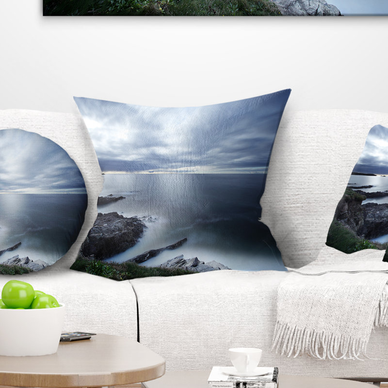 Coussin Seascape, 16 po x 1 po, Carré