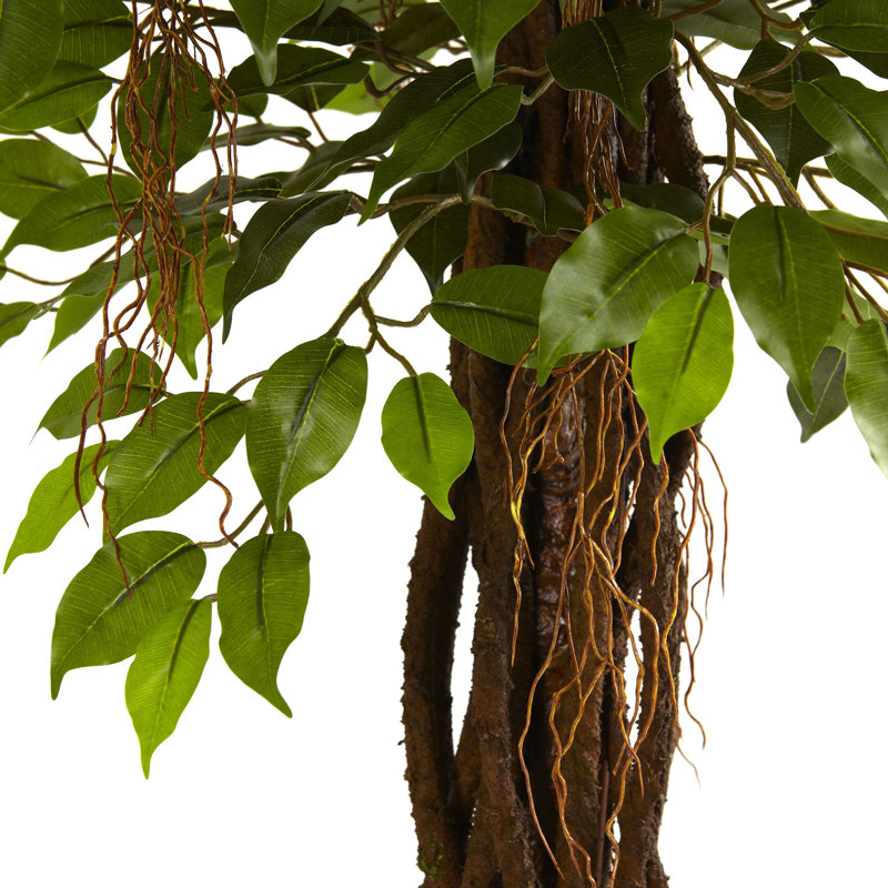 82.5" Artificial Ficus Tree in Pot