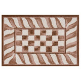 Mocha Check Rug
