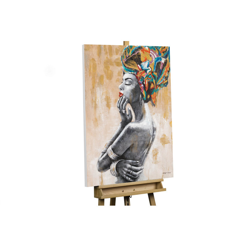 Silent Grace Hand-Painted Acrylic Painting
