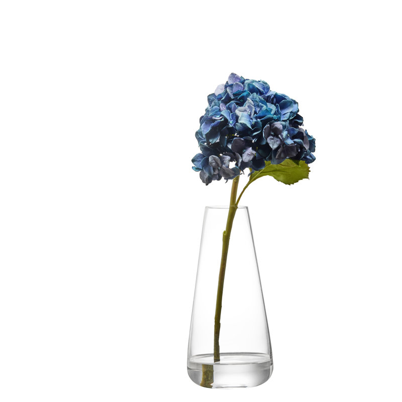 York Clear Vase, Overall Height - 24.5cm