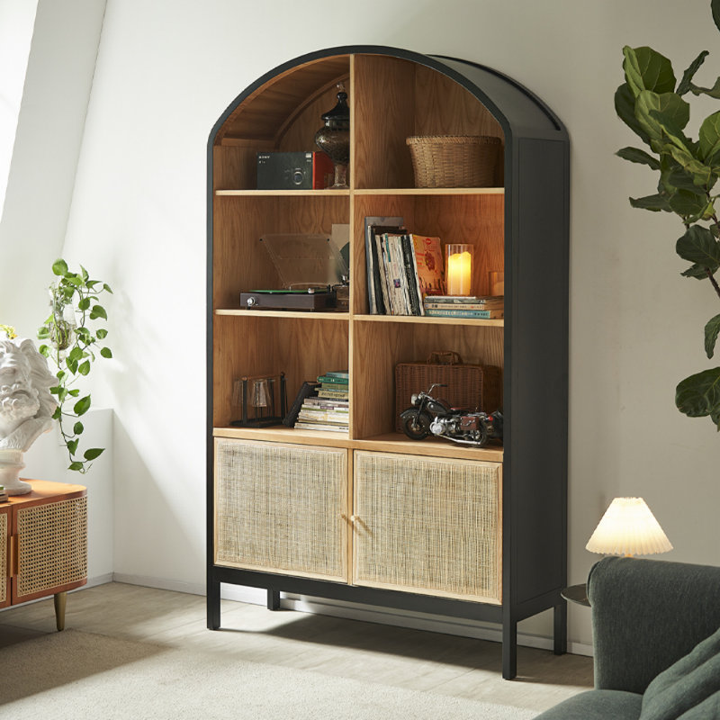 Simple and Retro Black Display Cabinet