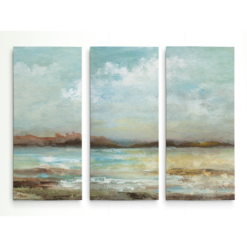 " Ocean Breeze II " 3 - Pieces, 24" H x 36" W