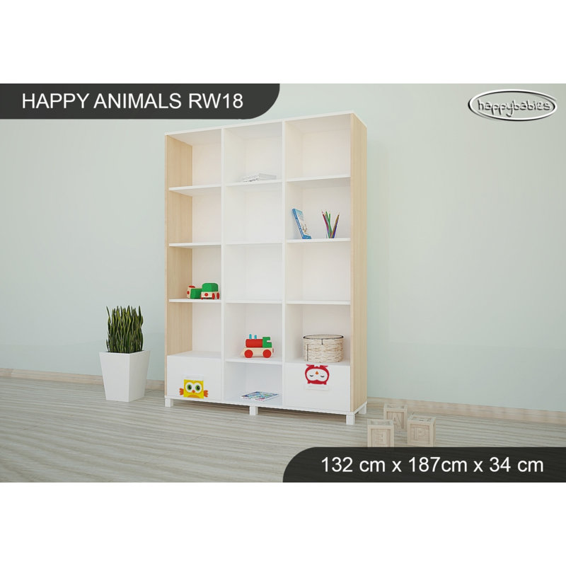 187cm H X 132cm W Kids Bookcase, Light Pear