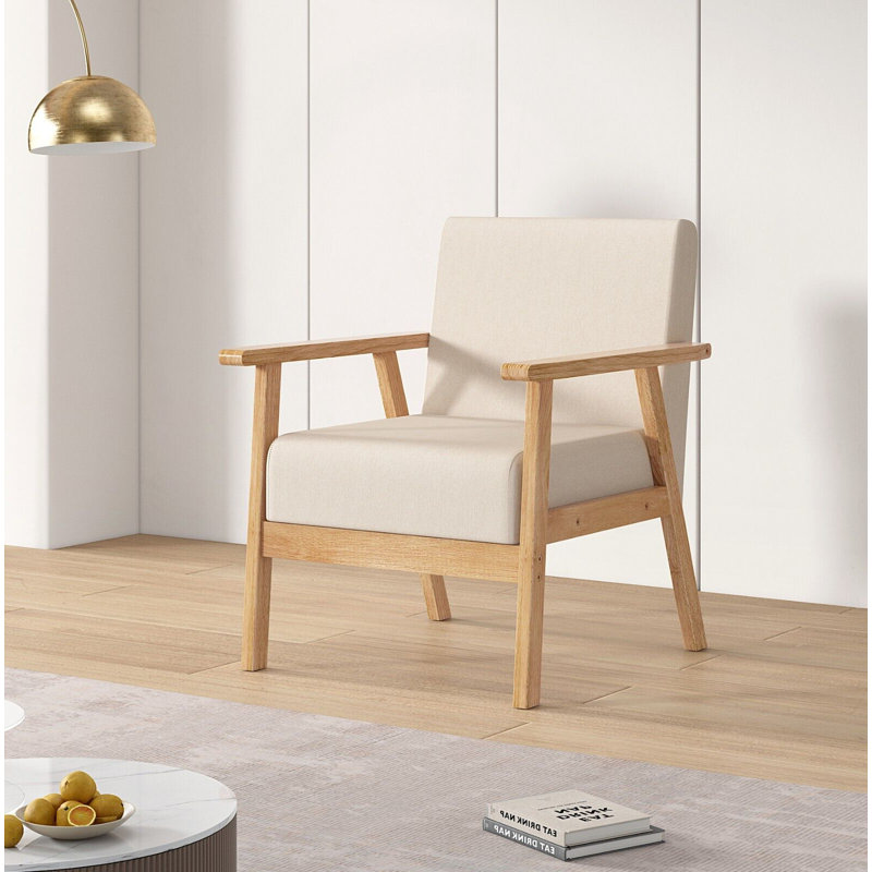 Mosser Upholstered Armchair, Beige