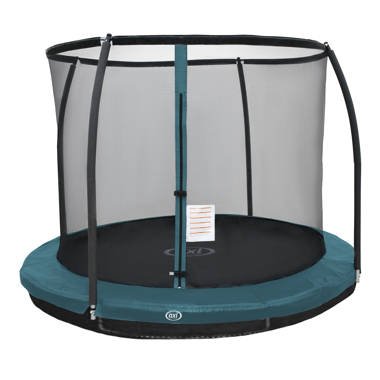 Upper Bounce 55 Kid-Friendly Trampoline & Enclosure Set equipped with  Easy Assemble Feature