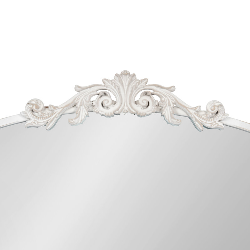 Anglo Metal Flat Mirror, 28.5" x 36", White