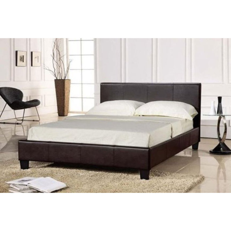 Bearden Upholstered Bed, Brown, Kingsize (5')