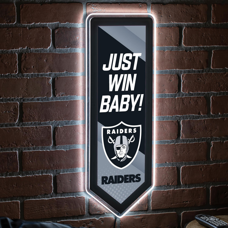 Plaque murale lumineuse NFL, Raiders de Las Vegas