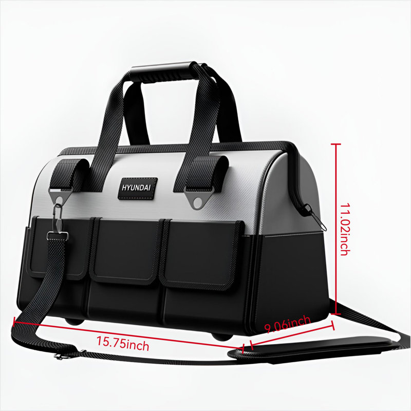 Sac de travail polyvalent haut de gamme pour électricien avec protection épaissie et poignées de transport pratiques