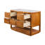 Oakman 48 In. Mango Wood Single Sink Carrara White Marble Countertop Bath Vanity With Chrome Faucet
