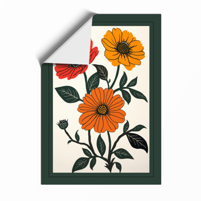 Daisy Study Botanical - Print