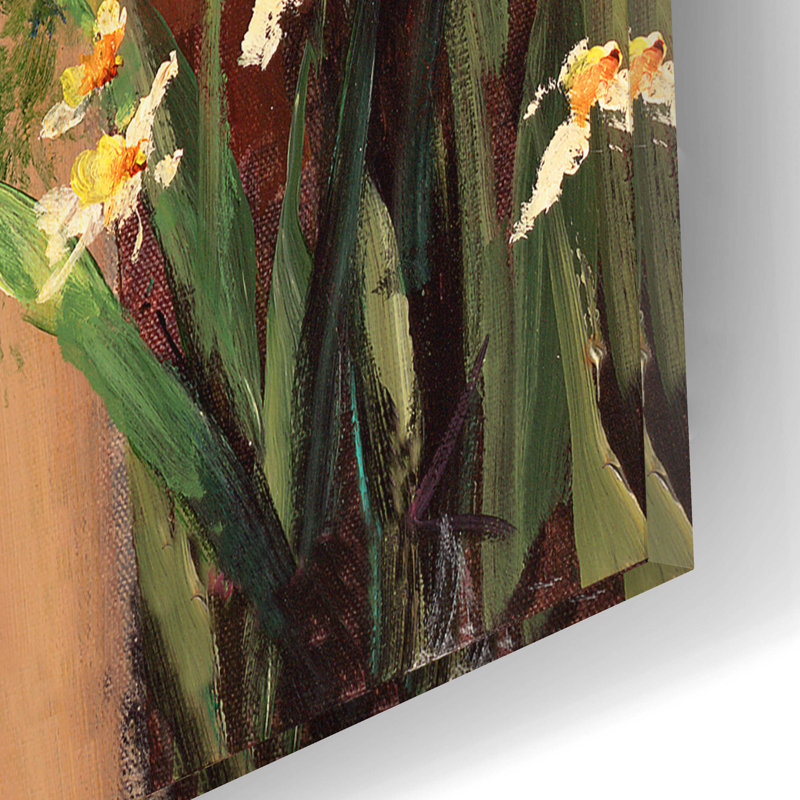 «Flower Pots Left» par Art Fronckowiak - reproduction non encadrée, L 12 po x H 12 po