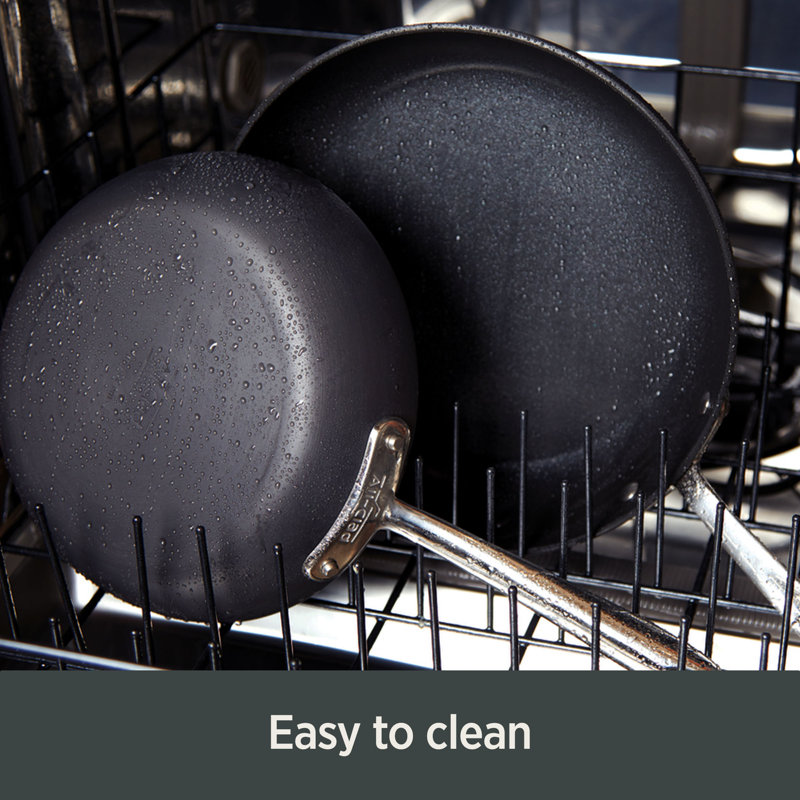 All-Clad Essentials 10 Piece Hard-Anodized Aluminum Non Stick Cookware Set