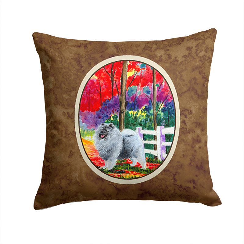 Coussin décoratif intérieur / extérieur Keeshond