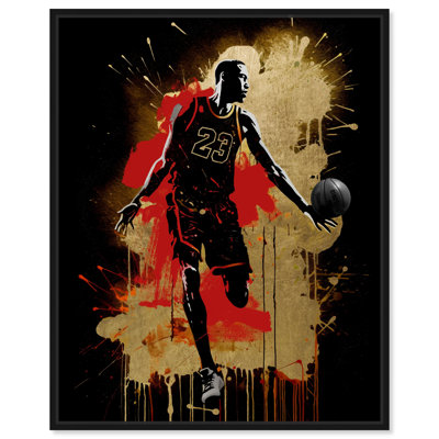 «Basketball Player Splatter Jersey II Inspire» par Notoriart