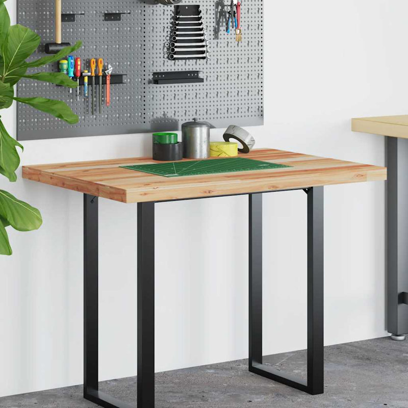 Solid Wood Table Top, 2cm H x 80cm W x 70cm D, Oil