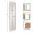 Radcliff Rounded Rectangle Rattan Wall Mirror