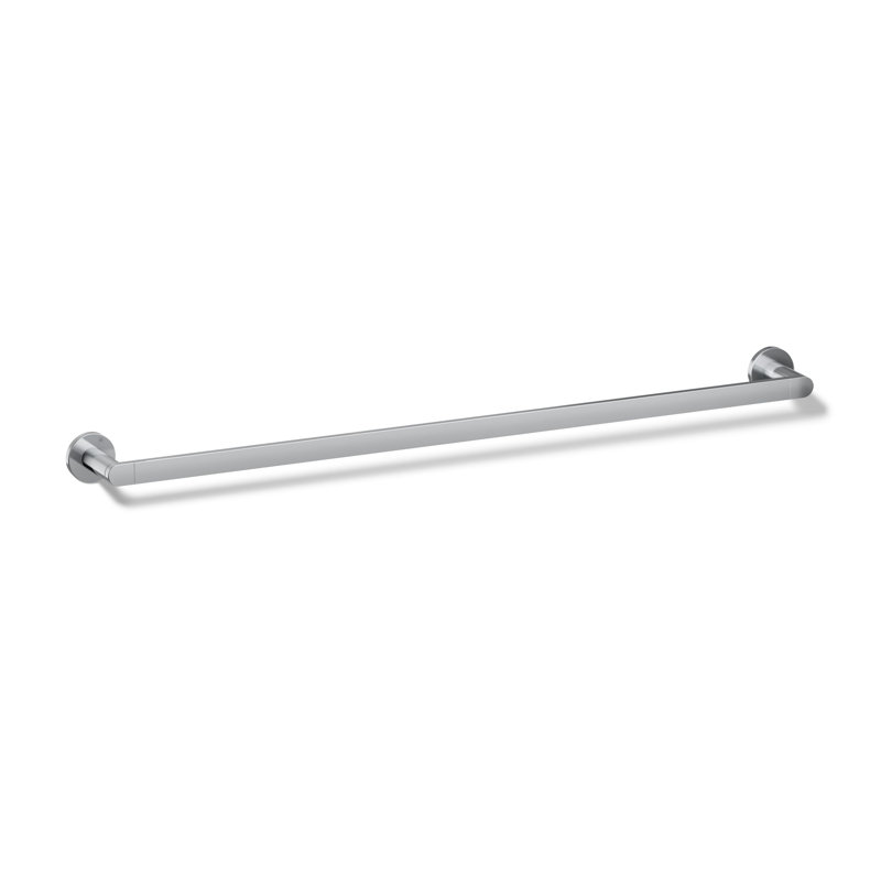 18" Wall Mounted Towel Bar, 30"W, Polished Chrome