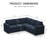 Aubade Storage L-Shaped Modular Sofa Set With Pull-Out Sofa Bed-2120586627
