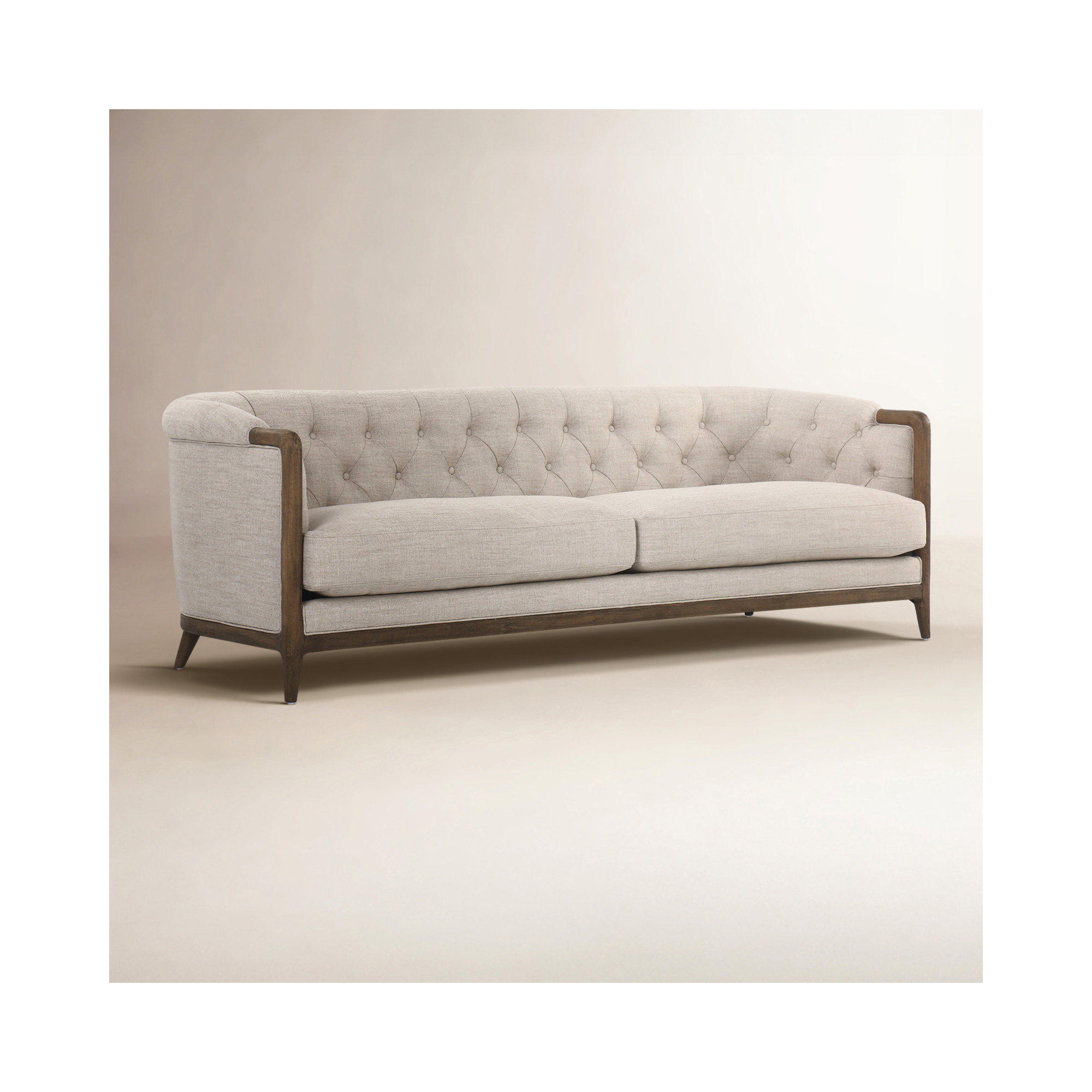 Colten Rolled Arm Sofa, Alcala Wheat, 29.75" H x 91" W x 36" D