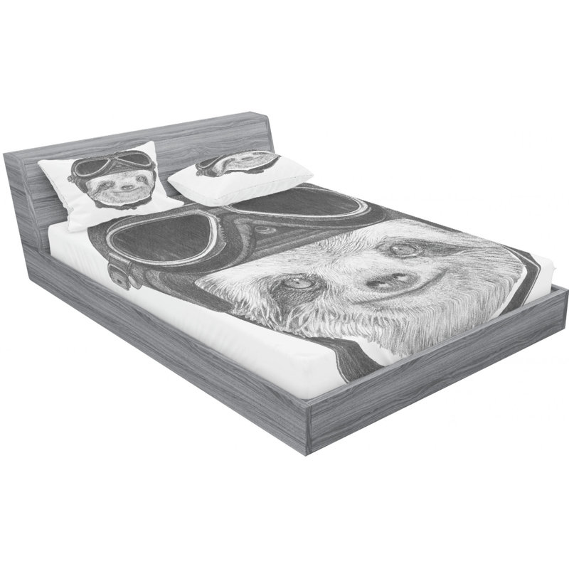 Microfiber Sheet Set, Queen Sheet Set with Fitted Sheet