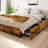 Julana Storage Platform Bed With 4 drawers No Headboard-299167890