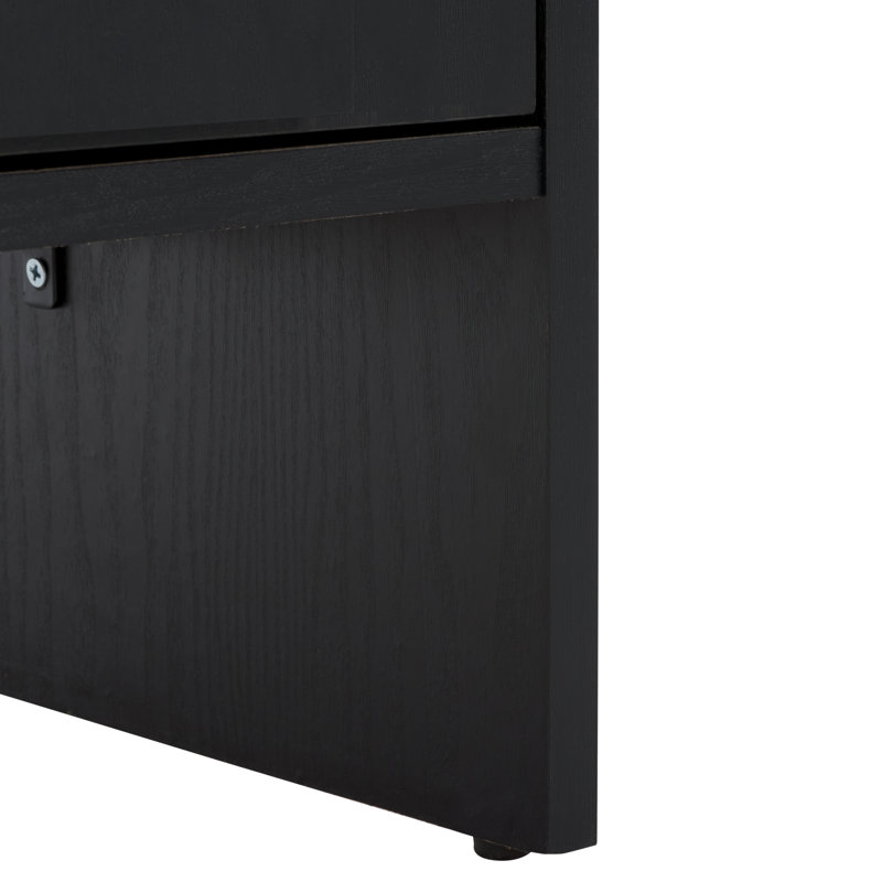 Buffet / support multimédia Hemby, Noir, noir, noir, noir