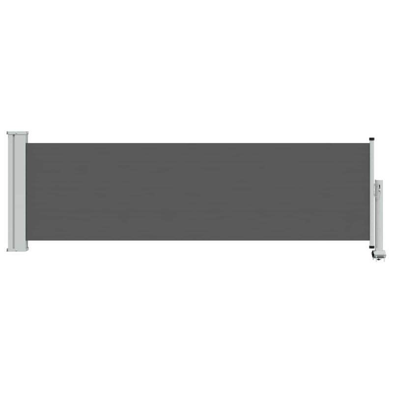 Auvent 100% polyester de fer vidaXL, 39.4" H x 118.1" W, Anthracite