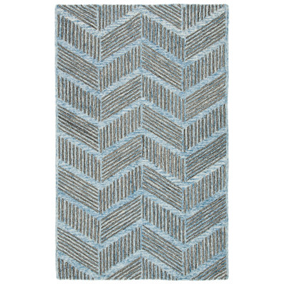 Metro Hand Tufted Wool And Cotton With Latex Geometric Rug