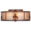Rustic Lodge 4 - Light Flush Mount