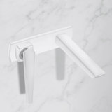 Wall Mounted Bathroom Faucet with Drain Assembly